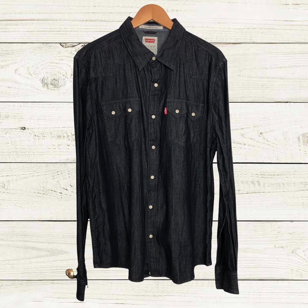 Levi’s Pearl Snap Denim Shirt